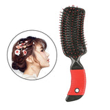 Maxbell Cushion Hairbrush Massage Comb Brush Detangling Comb for Salon Home Red