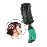 Maxbell Cushion Hairbrush Massage Comb Brush Detangling Comb for Salon Home Green