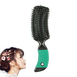 Maxbell Cushion Hairbrush Massage Comb Brush Detangling Comb for Salon Home Green