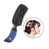 Maxbell Cushion Hairbrush Massage Comb Brush Detangling Comb for Salon Home Purple