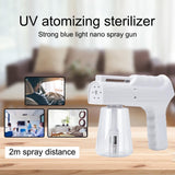 Maxbell Blue Light Nano Steam Spray Fogging Disinfection Sprayer Gun for Home Office