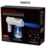 Maxbell Blue Light Nano Steam Spray Fogging Disinfection Sprayer Gun for Home Office