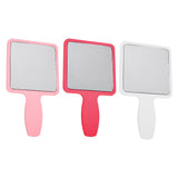 Maxbell Compact Cute Makeup Square Shaped Mirror Handheld Single Side Pink
