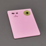 Maxbell Pink Acrylic Eyelash Extension Eye Lash Pallet Tool + Round Jade Stone