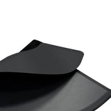 Maxbell Black Semi Circle 5'x3' 1/2" Barber Salon Anti Fatigue Floor Mat Pad