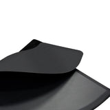 Maxbell Black Semi Circle 5'x3' 1/2" Barber Salon Anti Fatigue Floor Mat Pad
