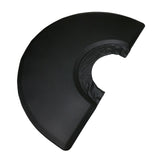 Maxbell Black Semi Circle 5'x3' 1/2" Barber Salon Anti Fatigue Floor Mat Pad
