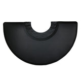 Maxbell Black Semi Circle 5'x3' 1/2" Barber Salon Anti Fatigue Floor Mat Pad