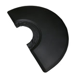 Maxbell Black Semi Circle 5'x3' 1/2" Barber Salon Anti Fatigue Floor Mat Pad