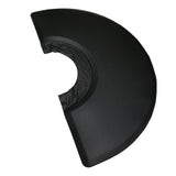 Maxbell Black Semi Circle 5'x3' 1/2" Barber Salon Anti Fatigue Floor Mat Pad