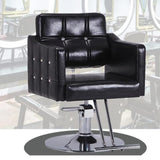 Maxbell Black Semi Circle 5'x3' 1/2" Barber Salon Anti Fatigue Floor Mat Pad