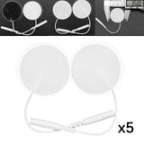 Maxbell Pack of 10 Electrode Pad for Acupuncture Therapy Tens Massager Unit Reusable