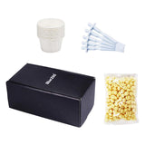 Maxbell Wax Beans Nose Wax Kit 50g 10 Disposable paper bowls for Men and Women