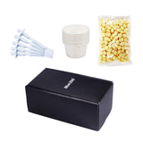 Maxbell Wax Beans Nose Wax Kit 50g 10 Disposable paper bowls for Men and Women