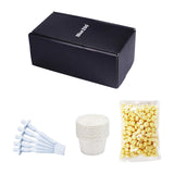 Maxbell Wax Beans Nose Wax Kit 50g 10 Disposable paper bowls for Men and Women