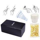 Maxbell Wax Beans Nose Wax Kit 50g 10 Disposable paper bowls for Men and Women