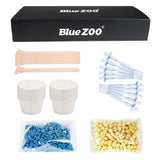 Maxbell 1Set Waxing Kit for Men Women 5pcs Applicator 20pcs Paper Cups for Home Use