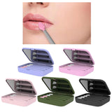 Maxbell Silicone 2x Eye & 2x Lip Brushes for Eyebrow Concealer Applicator black