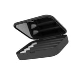 Maxbell Silicone 2x Eye & 2x Lip Brushes for Eyebrow Concealer Applicator black
