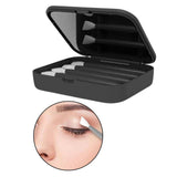 Maxbell Silicone 2x Eye & 2x Lip Brushes for Eyebrow Concealer Applicator black