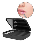 Maxbell Silicone 2x Eye & 2x Lip Brushes for Eyebrow Concealer Applicator black