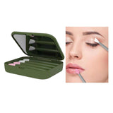 Maxbell Silicone 2x Eye & 2x Lip Brushes for Eyebrow Concealer Applicator green