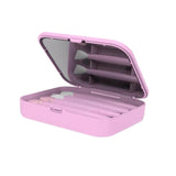 Maxbell Silicone 2x Eye & 2x Lip Brushes for Eyebrow Concealer Applicator pink
