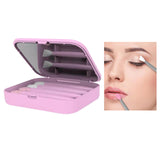 Maxbell Silicone 2x Eye & 2x Lip Brushes for Eyebrow Concealer Applicator pink