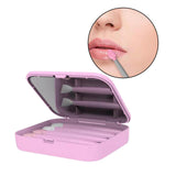 Maxbell Silicone 2x Eye & 2x Lip Brushes for Eyebrow Concealer Applicator pink