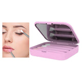 Maxbell Silicone 2x Eye & 2x Lip Brushes for Eyebrow Concealer Applicator pink