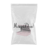Maxbell Silicone 2x Eye & 2x Lip Brushes for Eyebrow Concealer Applicator light pink