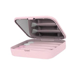 Maxbell Silicone 2x Eye & 2x Lip Brushes for Eyebrow Concealer Applicator light pink