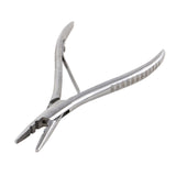 Maxbell Silver  Stainless Steel Hair Extension Pliers for Micro Nano Ring 2 Holes