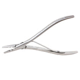 Maxbell Silver  Stainless Steel Hair Extension Pliers for Micro Nano Ring 2 Holes