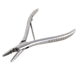 Maxbell Silver  Stainless Steel Hair Extension Pliers for Micro Nano Ring 2 Holes