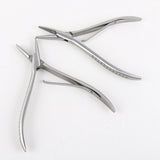 Maxbell Silver  Stainless Steel Hair Extension Pliers for Micro Nano Ring Flat Shape