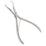Maxbell Silver  Stainless Steel Hair Extension Pliers for Micro Nano Ring Elbow