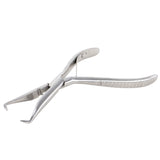 Maxbell Silver  Stainless Steel Hair Extension Pliers for Micro Nano Ring Elbow