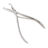 Maxbell Silver  Stainless Steel Hair Extension Pliers for Micro Nano Ring Elbow