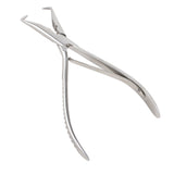 Maxbell Silver  Stainless Steel Hair Extension Pliers for Micro Nano Ring Elbow