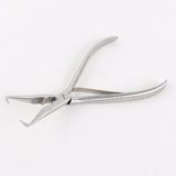 Maxbell Silver  Stainless Steel Hair Extension Pliers for Micro Nano Ring Elbow
