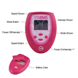 Maxbell Portable Electric Facial Muscle Stimulator w/ Gel Pads for Neck Arms Legs