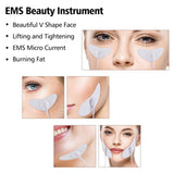 Maxbell Portable Electric Facial Muscle Stimulator w/ Gel Pads for Neck Arms Legs