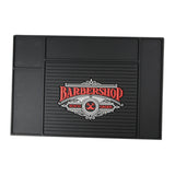 Maxbell Black PVC Non-Slip Barber Station Mat for Clippers Scissors Trimmers Brushes