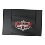 Maxbell Black PVC Non-Slip Barber Station Mat for Clippers Scissors Trimmers Brushes