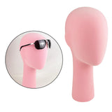 Maxbell Mannequin Head Display Hat Wig Sunglass VR glass Holder Manikin Head Pink