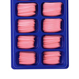 100 Pcs Ballerina Shape Full Cover Nails False Tips Fake Nails Nail Art 11