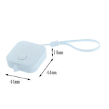 Maxbell Soft Retractable Mini Tape Measure Tape Clear Marked Blue