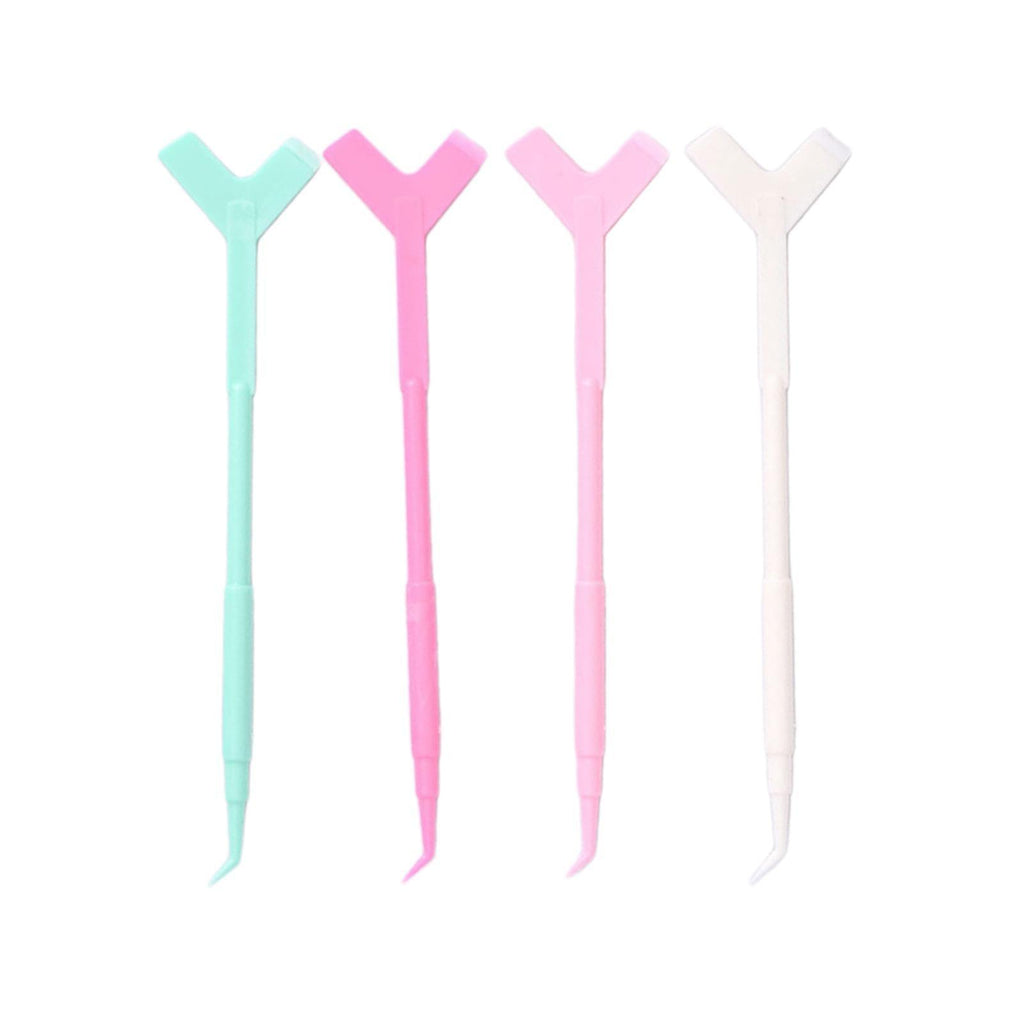 Maxbell 5 Pieces Eyelash Volume Graft Perming Curler Lift Lash Y Brushes rose red - Aladdin Shoppers