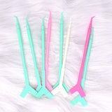 Maxbell 5 Pieces Eyelash Volume Graft Perming Curler Lift Lash Y Brushes pink - Aladdin Shoppers